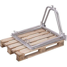 Paletový nástavec typ 65, pozink, 160 x 120 x 80 cm