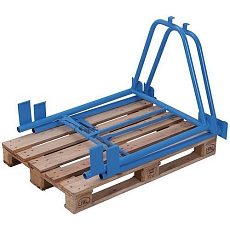 Paletový nástavec typ 65K, modrý, 120 x 80 x 120 cm