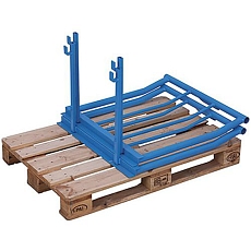 Paletový nástavec, typ 66, modrý, 100 x 120 x 100 cm