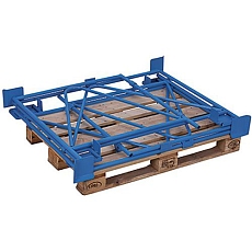 Paletový nástavec typ 68, modrý, 120 x 100 x 120 cm