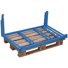 Paletový nástavec typ 75, modrý, 120 x 80 x 115,5 cm