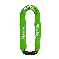 Řetězový kombinační zámek na kolo Master Lock 8mm, černý