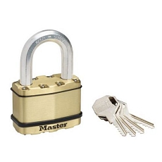 Mosazný visací zámek Master Lock Excell 45mm výška třmenu 24mm