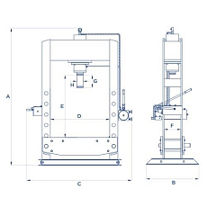 Profesionální hydraulické lisy