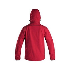 Bunda CXS DURHAM, pánská, červeno-černá, vel. 3XL