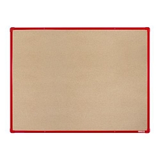 Textilní tabule boardOK, 120 x 90 cm, elox