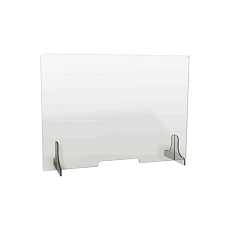 Ochranná přepážka z plexiskla, otvor 3 x 26 cm, 65 x 90 cm