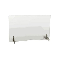 Ochranná přepážka z plexiskla, otvor 3 x 26 cm, 65 x 90 cm