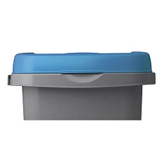 Plastový odpadkový koš HOME ECOSYS na tříděný odpad, objem 25 l, modrý