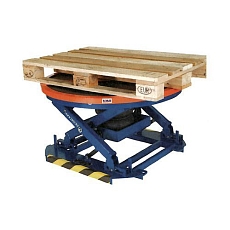 Automatický zvedací stůl Kraus pro palety, do 2 000 kg, deska 111 x 111 cm