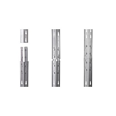 Kovový regál Rapid 3, 180 x 90 x 60 cm, 250 kg/police, 5 dřevovláknitých HDF polic, pozink - Manutan Expert