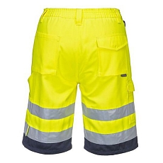 Reflexní kraťasy Hi-Vis, žlutá/modrá, vel. M