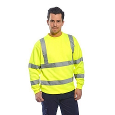 Reflexní mikina Hi-Vis, žlutá, vel. 5XL