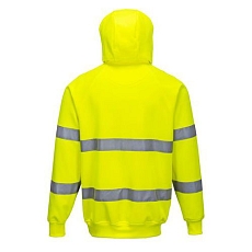 Reflexní mikina Hi-Vis s kapucí, žlutá, vel. XL