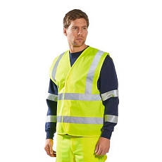 Reflexní vesta Two Band Brace Hi-Vis, žlutá, vel. L - XL