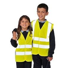 Reflexní dětská vesta Hi-Vis, žlutá, vel. S