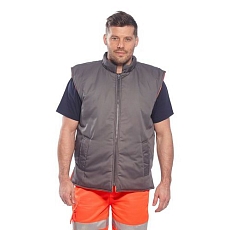 Reflexní oboustranná vesta Ris Hi-Vis, oranžová, vel. L