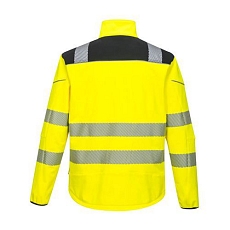 Reflexní softshelová bunda PW3 Hi-Vis, žlutá/černá, vel. 5XL