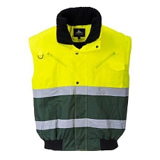 Reflexní bunda Bomber X Hi-Vis, žlutá/zelená, vel. L