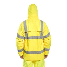 Reflexní nepromokavá bunda Hi-Vis, žlutá, vel. 3XL