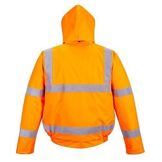 Reflexní nepromokavá bunda Bomber RIS Hi-Vis, oranžová, vel. 5XL