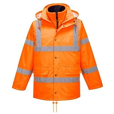Reflexní prodyšná bunda Traffic Leo Hi-Vis, oranžová, vel. XL
