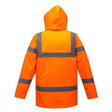 Reflexní nepromokavá bunda Traffic Note Hi-Vis, oranžová, vel. 4XL