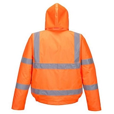 Reflexní nepromokavá bunda bomber Rocket Hi-Vis, oranžová, vel. 6XL