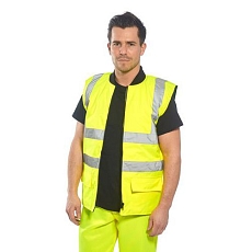 Reflexní nepromokavá bunda GO Traffic 4v1 Hi-Vis, žlutá, vel. L