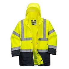 Reflexní nepromokavá bunda Executive Hi-Vis 5v1, žlutá/černá, vel. XXL