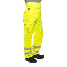 Reflexní kalhoty Combat Hi-Vis, žluté, vel. M