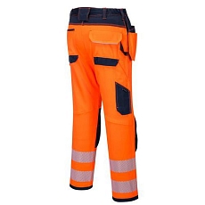 Reflexní kalhoty PW3 Holster Hi-Vis, modré/oranžové, vel. 52
