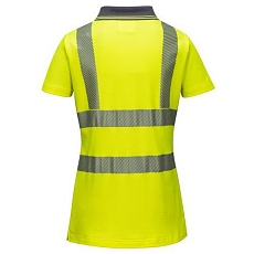 Dámská reflexní polokošile s krátkým rukávem Pro Hi-Vis, žlutá, vel. S