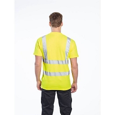 Reflexní tričko s krátkým rukávem Comfort plus Hi-Vis, žluté, vel. 3XL