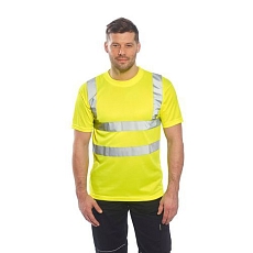 Reflexní tričko s krátkým rukávem Plus Hi-Vis, žluté, vel. 6XL
