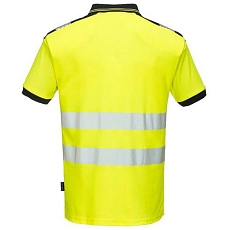 Reflexní polokošile s krátkým rukávem PW3 Hi-Vis, žlutá/černá, vel. M