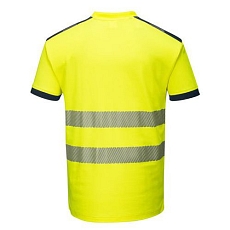 Reflexní tričko s krátkým rukávem PW3 Hi-Vis, žluté/modré, vel. 3XL