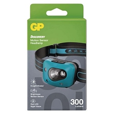 LED čelovka GP Discovery CH44, 300 lm