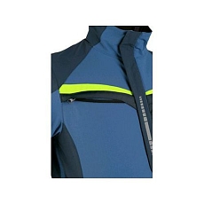 Blůza CXS NAOS, pánská, modro-modrá, HV žluté doplňky, roz. 58