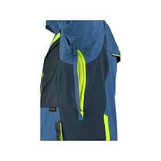 Blůza CXS NAOS, pánská, modro-modrá, HV žluté doplňky, roz. 58