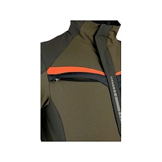 Blůza CXS NAOS, pánská, zeleno-zelená, HV oranžové doplňky, roz. 64