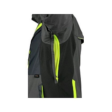 Blůza CXS NAOS, pánská, šedo-černá, HV žluté doplňky, roz. 56