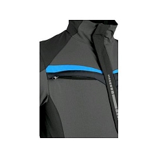 Blůza CXS NAOS, pánská, šedo-černá, HV modré doplňky, vel. 60