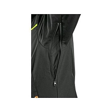 Bunda CXS NORFOLK, pánská, černá s HV žluto/oranžovými doplňky, vel. L