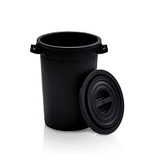 Plastový kulatý kontejner, recyklovaný HDPE, 75 l
