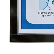 Informační rámeček Pocket A4, samolepicí, modrý