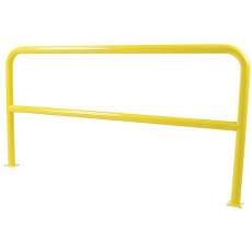 Kovová zábrana, délka 200 cm, průměr 59 mm, šedá - Manutan Expert