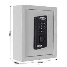 Skříňka na klíče s elektronickým zámkem, 20 háčků