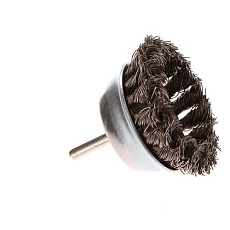 Kartáč hrnkový copánkový, 75mm, stopka 6mm GEKO