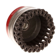 Kartáč hrnkový copánkový, 100mm, M14 GEKO